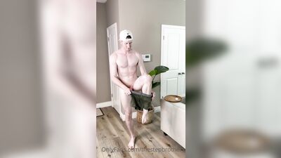 TheStepBrothers - Big bro tries on different underwear - 4 min - free gay porn