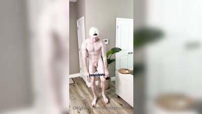 TheStepBrothers - Big bro tries on different underwear - 4 min - free gay porn