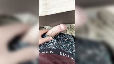 TheStepBrothers - Lil bro pulls his hard cock out - 21 secs - free gay porn