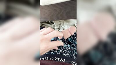 TheStepBrothers - Lil bro pulls his hard cock out - 21 secs - free gay porn