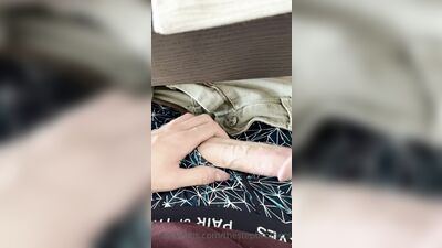 TheStepBrothers - Lil bro pulls his hard cock out - 21 secs - free gay porn