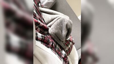 TheStepBrothers - Bg bro rubs Lil bros cock with a plush blanket - 1 min - free gay porn