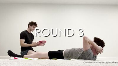 TheStepBrothers - Lil bro blows Big bro after playing Twister - 9 min - free gay porn
