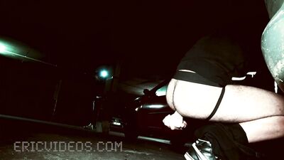 Djamel gets loaded by Peto Coast XXL behind a car - free gay porn