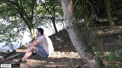 FrankfurtSexStories - James Huck & Danny Torro - Cock by the lake - free gay porn