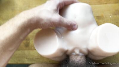 OnlyFans - HairyCalvin - Calvin fucks a plastic pussy - 5 min