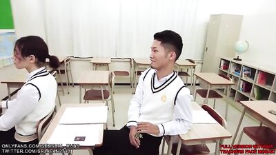 4p teacher tricked into getting naked in front of students sensual rubs japan