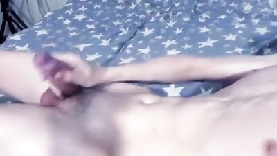 skinny guy dances hot stripping and then wands his cock and cum on himself yoursweetcat gay video