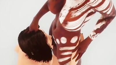 futa fucks a sexy brunette in the mouth on the seashore wild life yr lesnik gay video