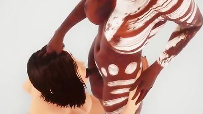 futa fucks a sexy brunette in the mouth on the seashore wild life yr lesnik gay video