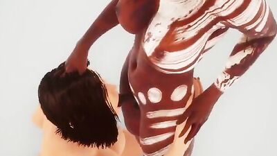 futa fucks a sexy brunette in the mouth on the seashore wild life yr lesnik gay video