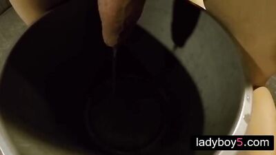 enema in ass squirting piss for this big boobs asian ladyboy in bondage