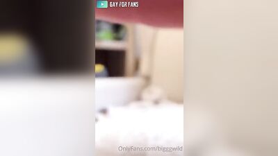 jerking my big cock and shooing a big load over myself bigggwild gay fans