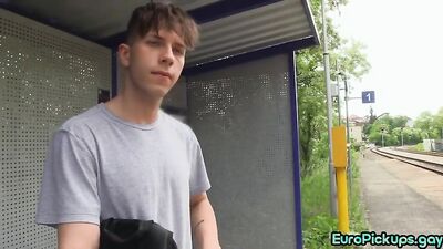 pov picked up euro twink bareback fucked outdoor 4 money
