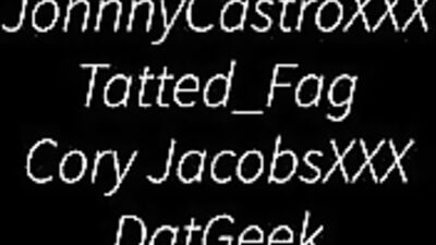 RawFuckClub - 4way with Johnny Castro, Tatted Fag, Cory Jacobs and Max Horn