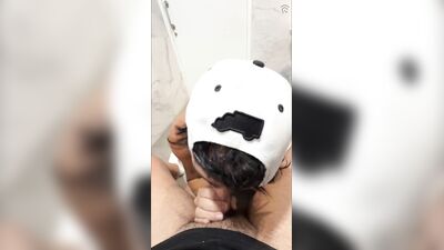 RFC - Bathroom Fuck- Hot daddy fucking hard sub bottom in public bathroom - free gay porn