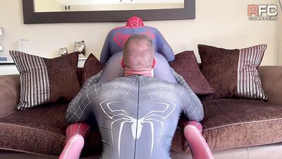 RawFuckClub - Sucking Spider-Man off - free gay porn