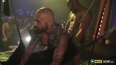 MachoFactory - Quawn Hardon & Santi Noguera - Hustlaball Berlin 2022 part 2 - free gay porn