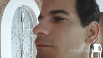 CrunchBoy - Straight Latino boy fucks his gay friend without a condom - free gay porn