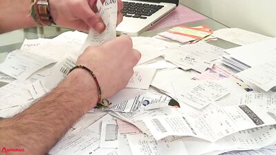 Alphamales - Antonio Garcia & Marco Sessions - Tax return and gay sex - free gay porn