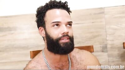 Bear Threesome - Capitao Jack, Kassim Abra & PC - free gay porn