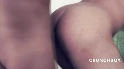 Straight boy uses his gay friend to get his balls off - free gay porn