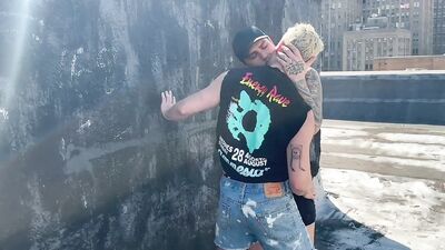 RawFuckClub - Rooftop Bang! - free gay porn