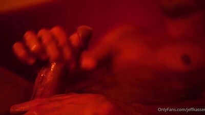 OnlyFans - Jeff Kasser - In the bathtub, watching porn and pleasuring myself through climax - free gay porn