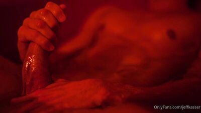 OnlyFans - Jeff Kasser - In the bathtub, watching porn and pleasuring myself through climax - free gay porn