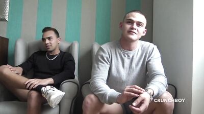 CrunchBoy - Antoni Madrid & Kalil - Antoni, muscular pussy, fucked by Kalil for a casting