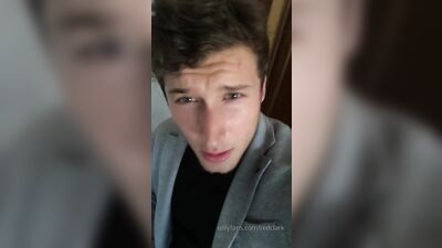 OnlyFans - OnlyXXXGuys - French model @redclark came home horny from the city, wearing his suit - free gay porn