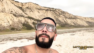 LetThemWatch - DoggyStyle At The Beach! - free gay porn
