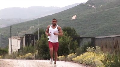 Alphamales - Dennis de Nello & Alberto Jose - Stop running, come and get fucked - free gay porn