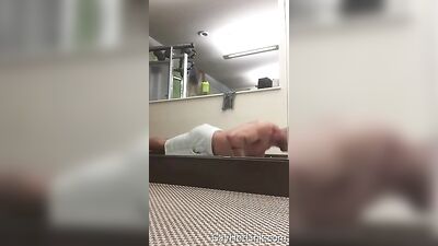 OnlyFans -  Dominic Pacifico - 1 - Shirtless push-ups, getting ready for a shoot on DominicPacifico com - free gay porn
