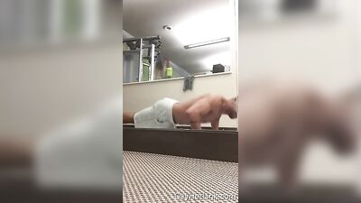 OnlyFans -  Dominic Pacifico - 1 - Shirtless push-ups, getting ready for a shoot on DominicPacifico com - free gay porn