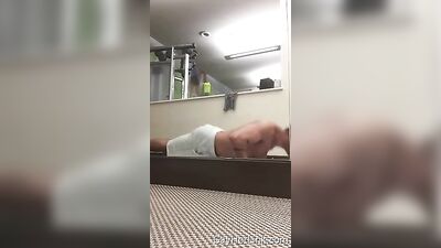 OnlyFans -  Dominic Pacifico - 1 - Shirtless push-ups, getting ready for a shoot on DominicPacifico com - free gay porn