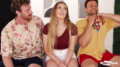 BiGuysFuck - Calvin Russe spreads his juicy ass to give Sage Hardwell and Lindsay Lee a TASTE