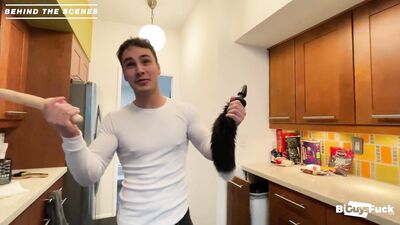 BiGuysFuck - BTS - Caleb Mills has some surprises for Liam Quinn and Latina Babe Yulissa Fox