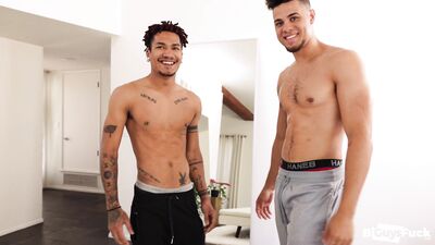 BiGuysFuck - Channing Rodd Stuffs His Big Cock In Tiny Martavis Rays Hole with Bella Luna