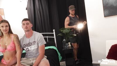 BiGuysFuck - Jay Tates Rock Hard Cock Plows Jordan Joseph and Kenzie Love