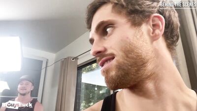 BiGuysFuck - Behind The Scenes - Hot Stripper Caleb Mills Fucks Liam Quinn & Luna Lopez