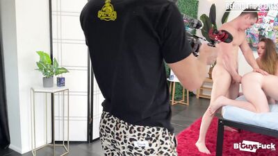 BiGuysFuck - BTS Jordan Joseph Fucked Hard by Micky Mallato with Aften Opal