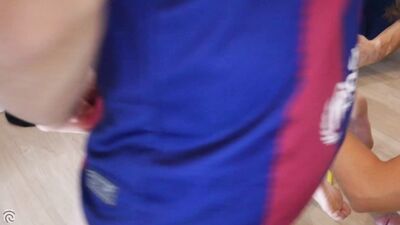 RawFuckClub - Hot threesome 2 agressive dom tops fucking hard sexy jock with big ass