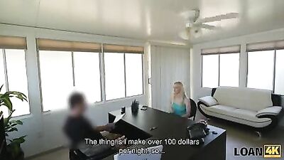LOAN4K Man grabs camera and organizes porn casting in loan agency