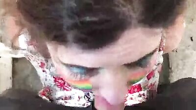 I enjoy swallowing his cum and piss after he makes me gag on his cock in the toilet