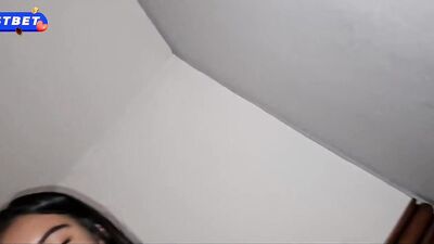 Sharing a bed with stepsister and fucking her pussy 2025
