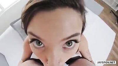 JAY'S POV Petite Horny Teen Zara Brook Ultra Tight Pussy