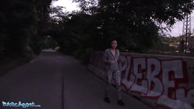 Public Agent agent gives it to Asian babe May Thai doggy style