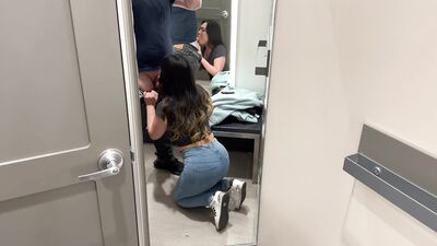 Risky Quickie With Asian Beauty in Target Dressing Room