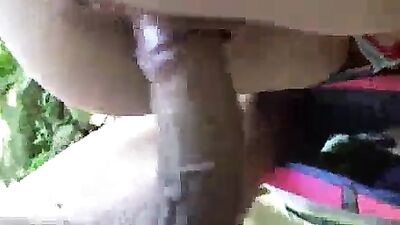 Blonde teen gets fucked and sucks cock in a forest (Riley Star)